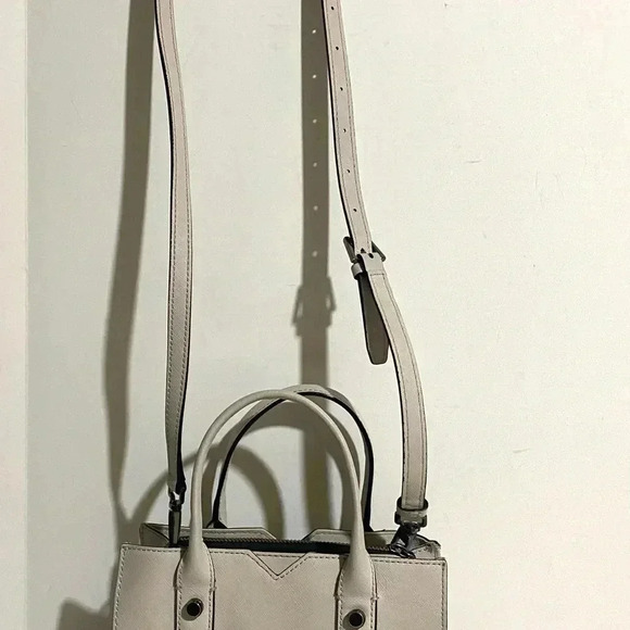 Botkier grey saffiano leather satchel handbag - Picture 12 of 15